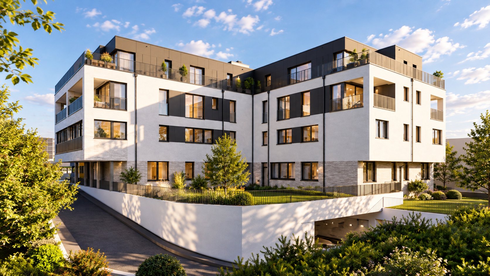 Appartement neuf 2 chambres - Strassen — 7 / 8