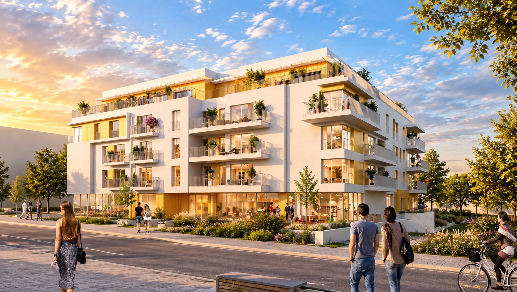Appartement, 1 ch., 66 m², Mamer