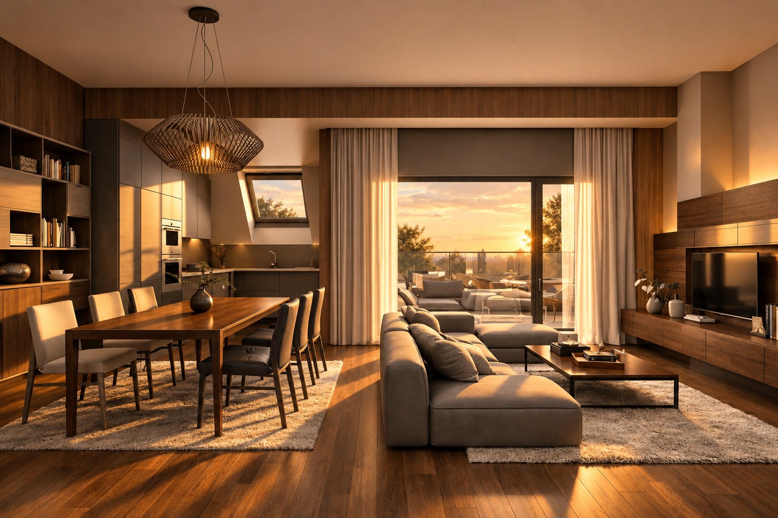 Appartement neuf 3 chambres, terrasse et jardin — Holzem — 2 / 6