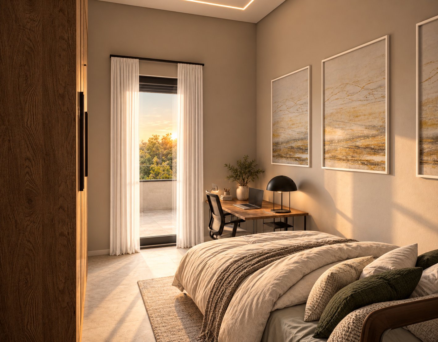 Penthouse 4 chambres — Résidence Via Cappello, Munsbach — 8 / 11