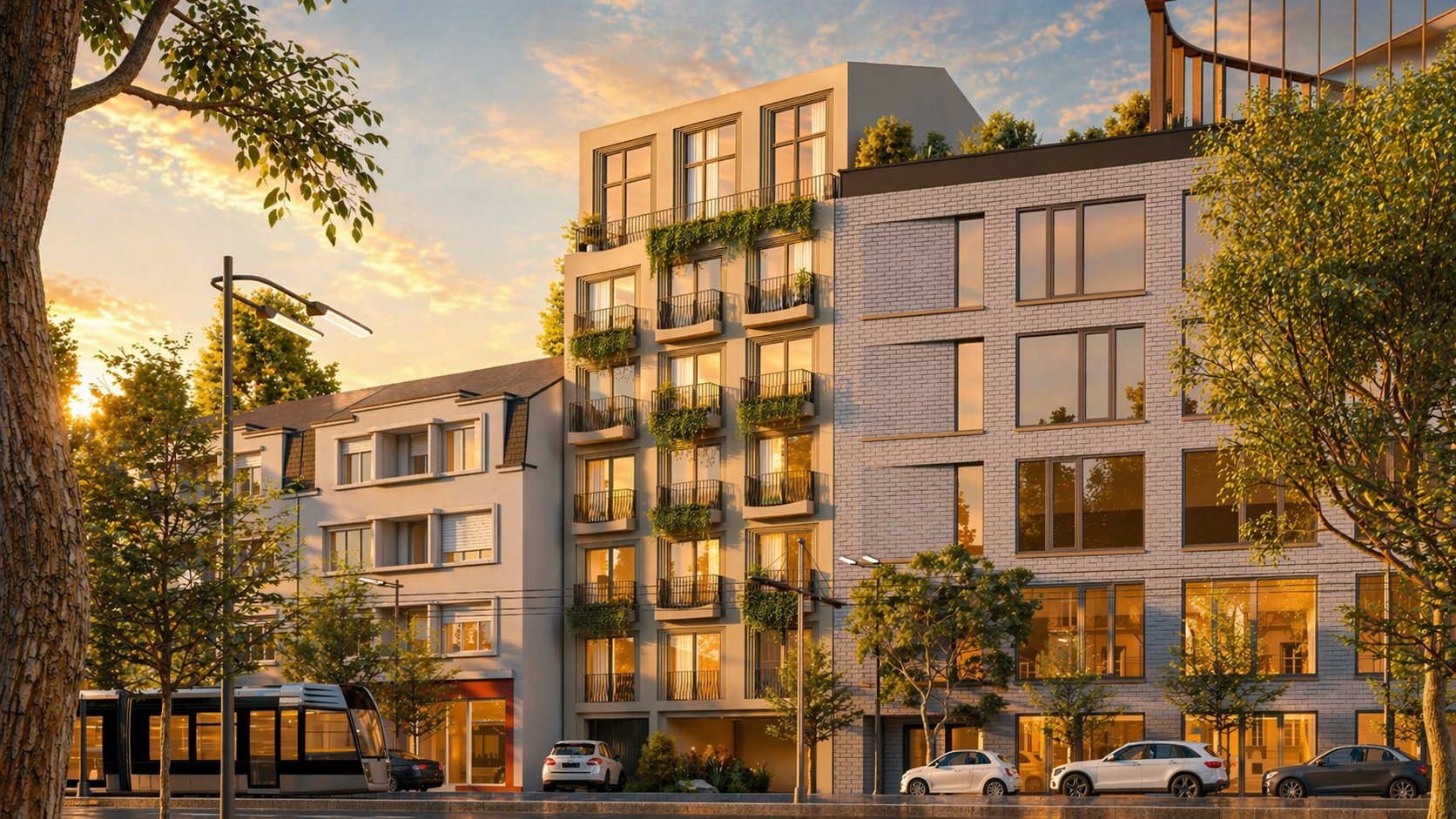 Appartement, 2 ch., 60 m², Luxembourg-Bonnevoie