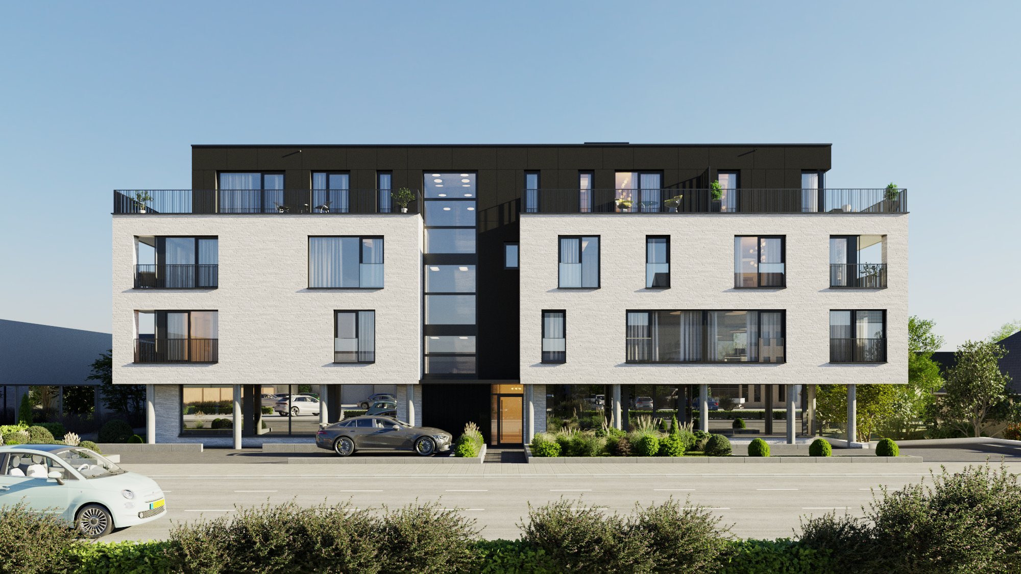 New 2-bedroom apartment with terrace – Strassen — 2 / 7