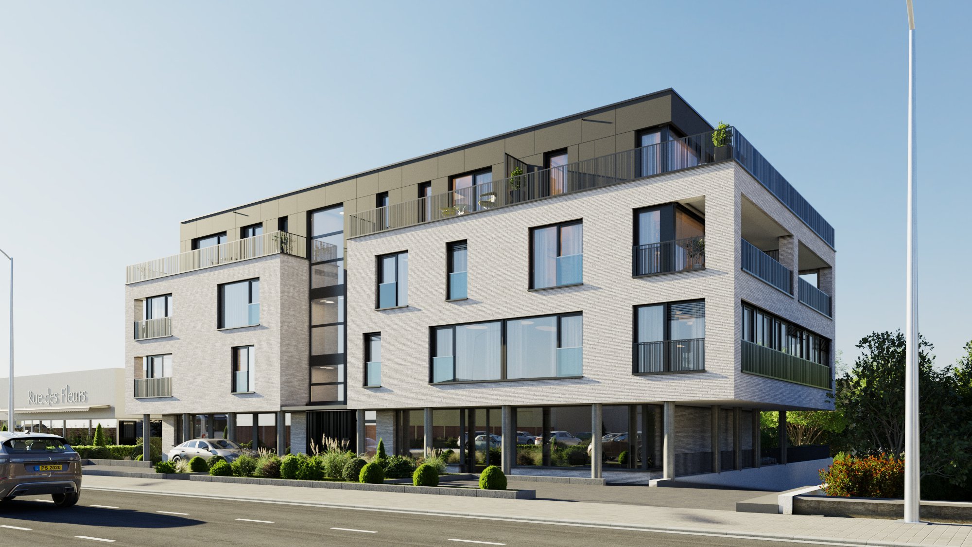 New 2-bedroom apartment with terrace – Strassen — 3 / 7