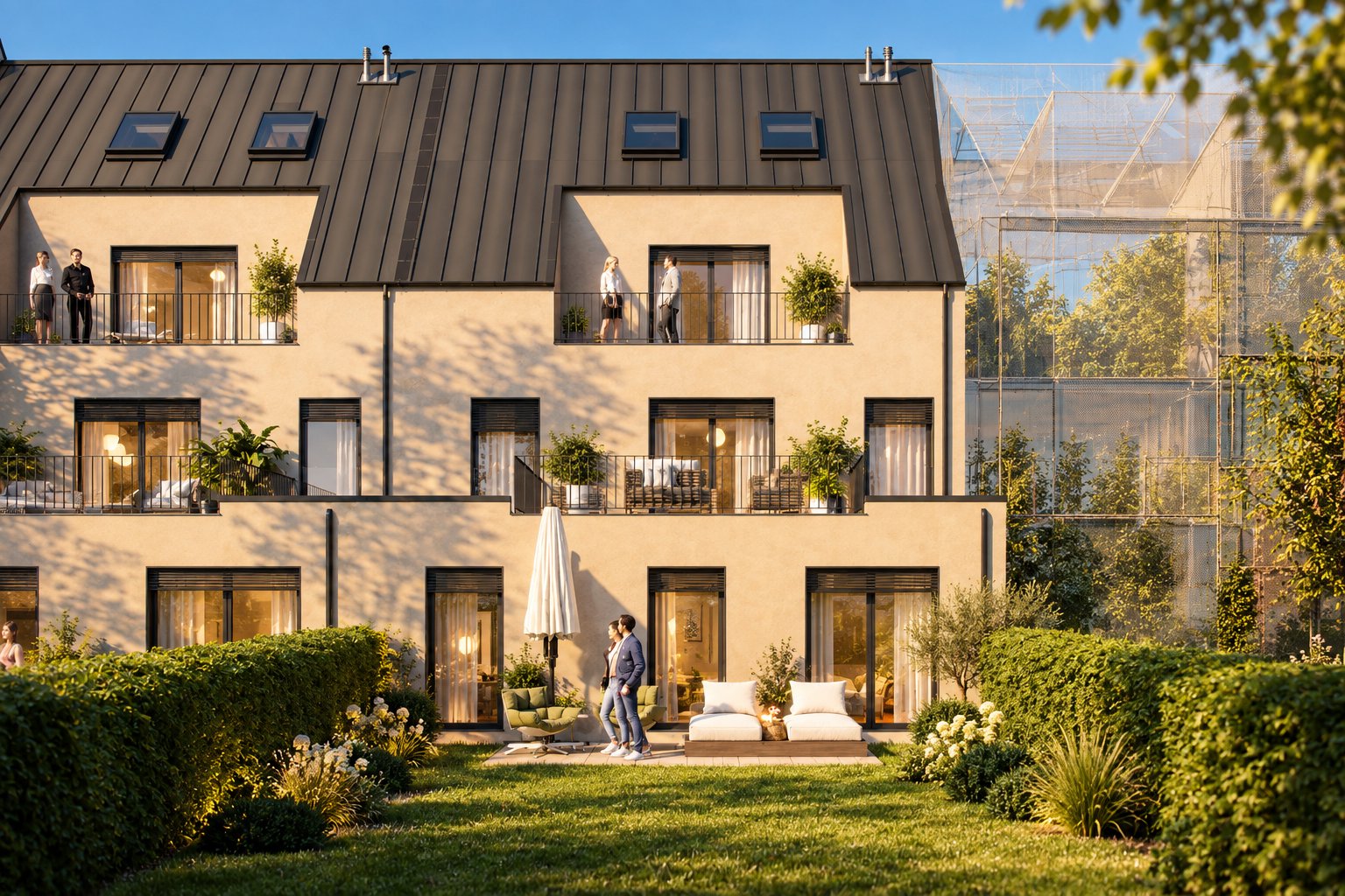 Appartement neuf 2 chambres — Luxembourg-Hamm — 4 / 4