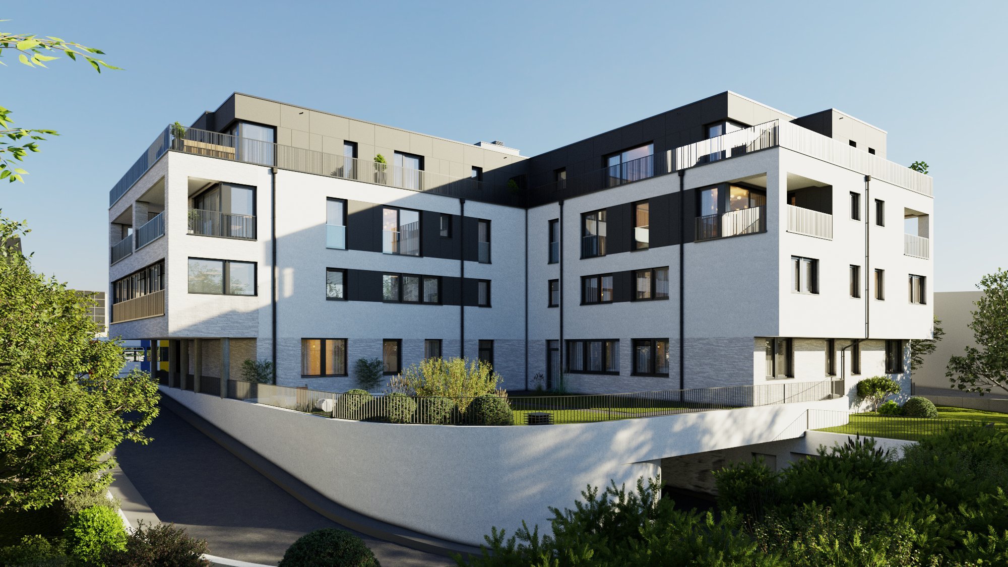 Appartement neuf 1 chambre avec terrasse — Strassen — 4 / 7