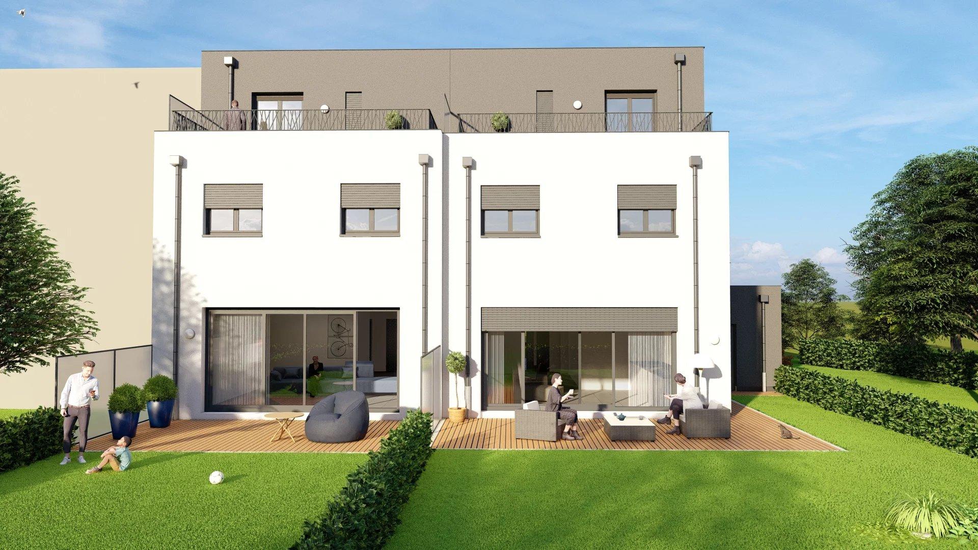 Capellen - Maison mitoyenne 4 chambres en construction — Capellen — 2