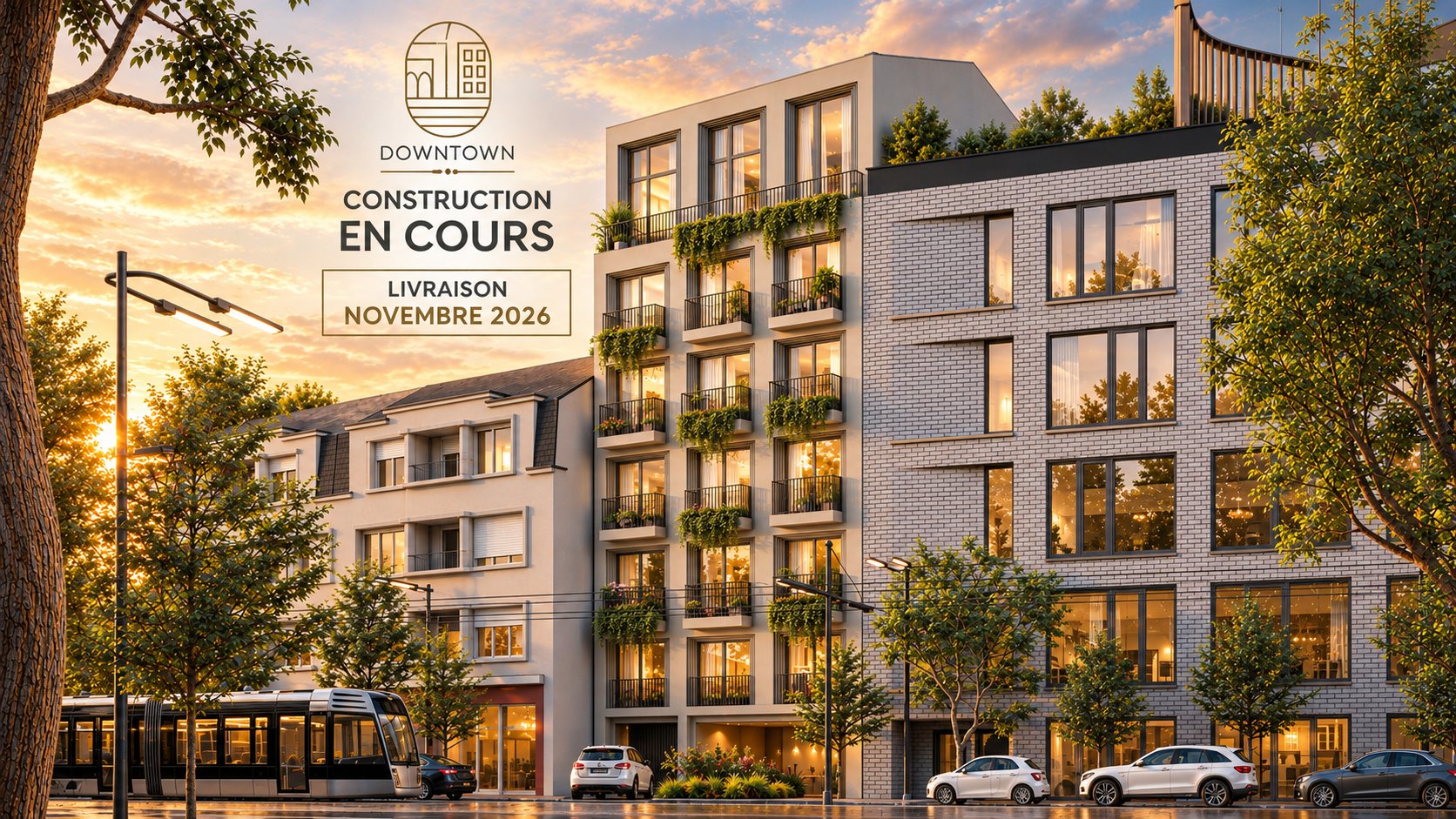 Appartement, 2 ch., 57 m², Luxembourg-Bonnevoie