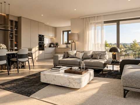 Appartement neuf 2 chambres avec terrasse - Strassen